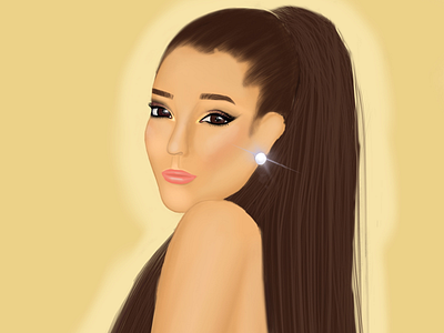 Ariana Grande being Ariana Grande ariana artwork fanart procreate