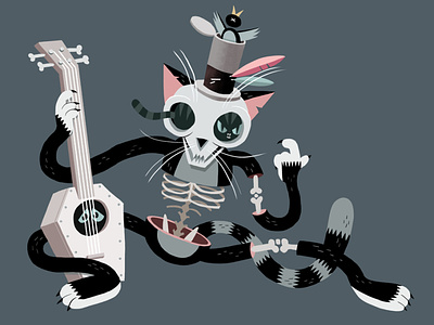 Some balalaika voodoo character design characterdesign characters digital illustration drawing illustration illustrator poster art