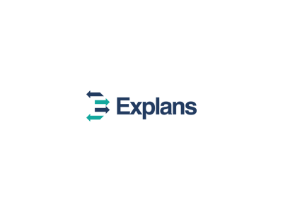 Explans app finance logo ploch