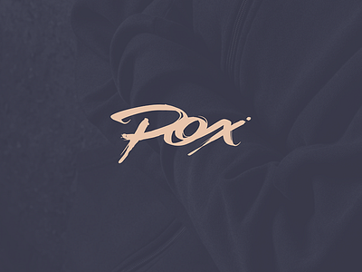 Pox handmade handwriting handwritten logo ploch pox