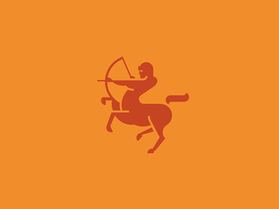 Sagittarius logo mark minimal ollestudio ploch sagittarius sign symbol zodiac