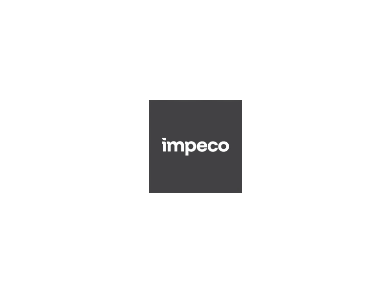 Impeco Logo Animation animated bathroom branding clean colors handdryer identity logo minimal square