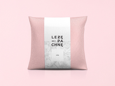 Leze i Pachne branding clean cosmetics lezeipachne logo minimal owzg pastel pillow rose