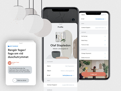 Norban app ios real estate tech ui ui design