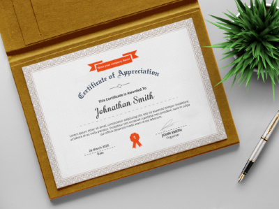 Certificate achievement acknowledgement appreciation award certificate certificate employee certificate psd certificate template certificate word certification corporate
