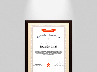 Certificat achievement acknowledgement appreciation award certificate certificate employee certificate psd certificate template certificate word certification corporate corporate certificate diploma employee certificate excellence frame modern modern certificate ms word certificate paper certificate