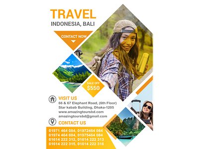 Travel Tours Flyer Templates