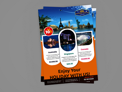 Travel Flyer adventure advertisement agency beach booking business company flight flyer holiday holiday flyer hotel island leaflet operator package pamphlet poster prospectus summer