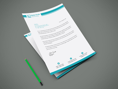 Letterhead Template Design