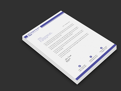 Letterhead Template Design