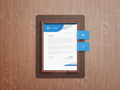 Letterhead Template Design