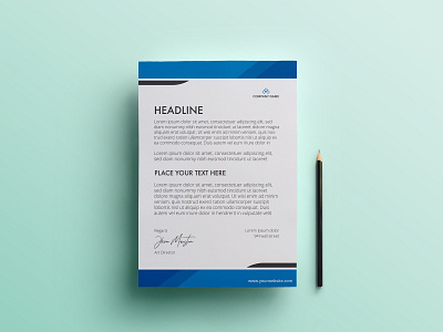 Letterhead Template Design