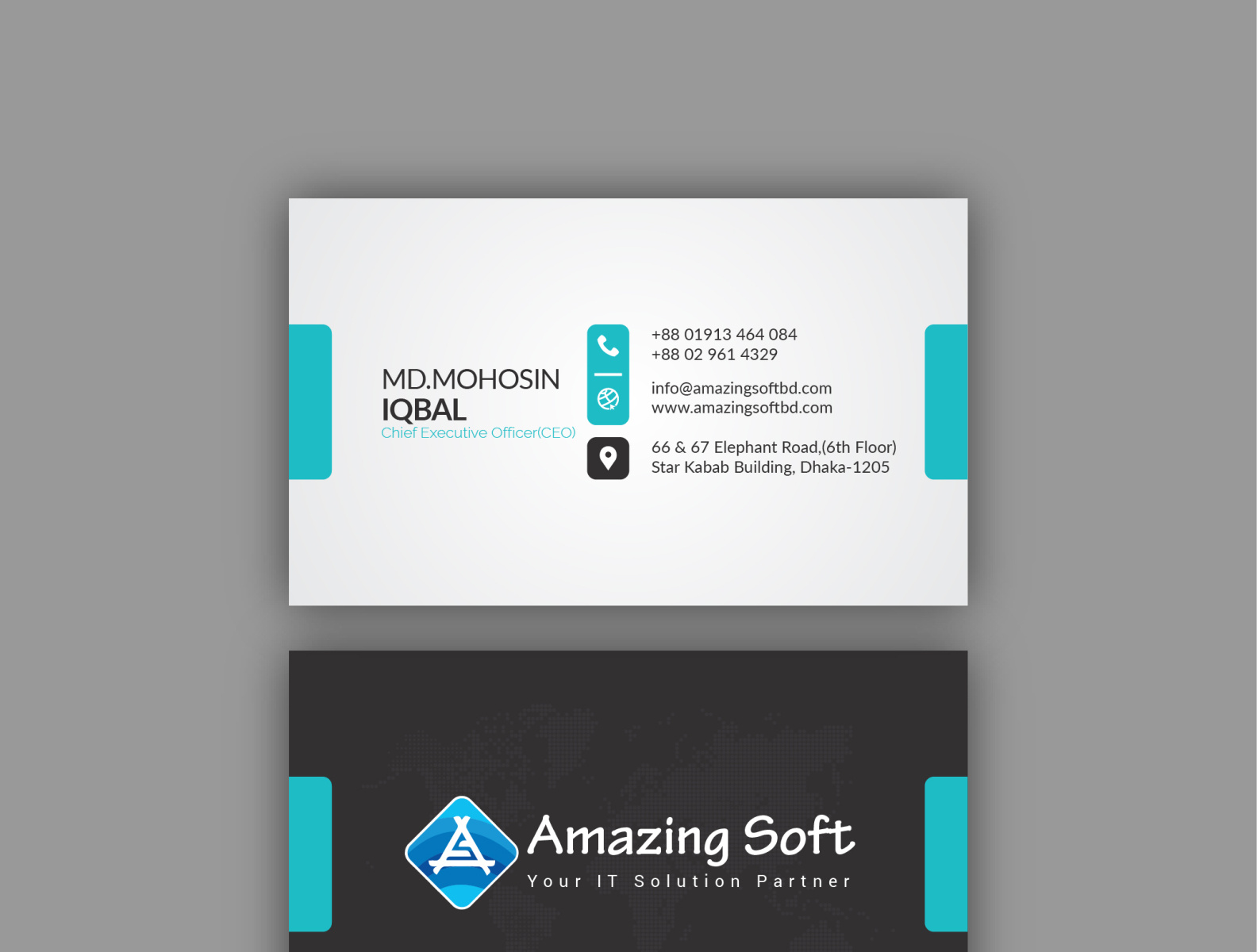 Visiting Card Design by Istiyak Milon on Dribbble