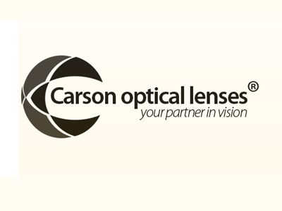 Carson Optical Logo contact lens industry optics vision