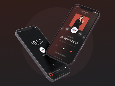 Industrial Radio Player From RAR app branding design interaction interface mobile music player radio radioplayer ui ux