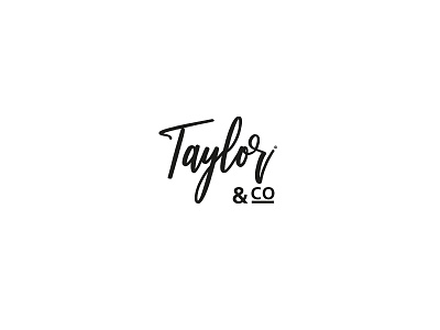 Taylor & Co brand identity branding logo logodesign vector