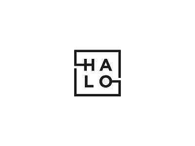Halo Logo brand identity halo icon logo logodesign mark tallantdesign typography vector