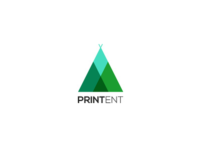 Printent Logo brand identity branding icon logo logodesign mark print production tallantdesign typography vector