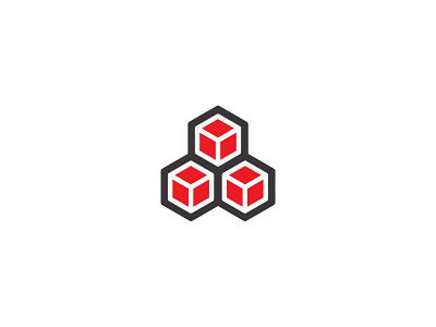 Geometric Logo brand identity cubes geometry geomtric logo logodesign mark tallantdesign vector
