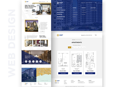 Sapphire Palace | Website & UX/UI Design conceptdesign dailyui residenceconcept residencewebsitedesign ui uikit uxdesign uxuidesign webdesign