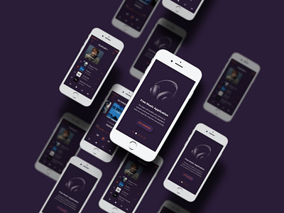 Music Player Mobile App | UX/UI Design appdesign application design mobileapp mobileapplication uidesign uxdesign uxui uxuidesign