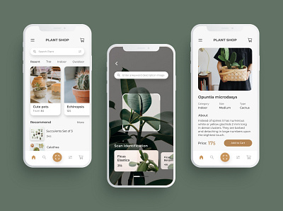 Plant Shop mobile app app design mobile app mobile app design mobile ui ui ui design ux