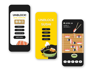 Unblock Sushi — Game UI