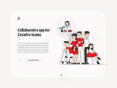 Collaborative Application application application design design design app illustration illustration art illustrations ui design vector website