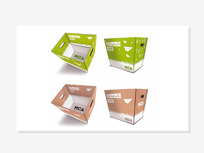 Recycling MCA graphic design illustration packaging vector