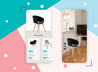 AR-Based Furniture App app designing app development appdesign b2cinfosolutions branding ui ux