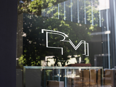 B + M logo Mock Up