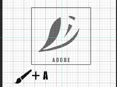 Adobe Rebrand Logo adobe brand branding design designer graphic illustrator logo photoshop process project rebrand text type typography