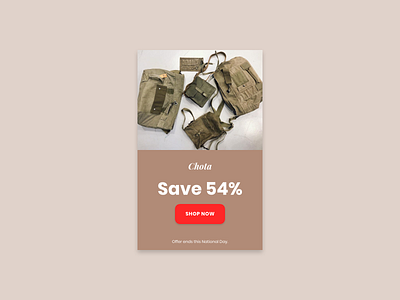 #DailyUI - 036 - Special Offer advertisement dailyui special offer