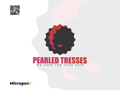 Pearled Tresses animation branding design graphic design illustration logo minimal typography ui vector
