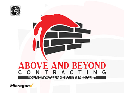 Above and Beyond animation branding business card design design graphic design illustration logo minimal typography vector