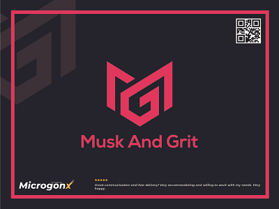 Musk And Grit animation branding brouchure business card design design graphic design illustration label design logo minimal typography ui vector web design