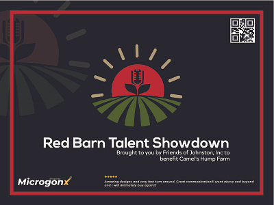 Red Barn Talent Showdown animation branding brochure design business card design design graphic design illustration label design logo minimal typography ui vector web design
