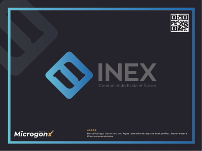 INEX animation branding business card design design graphic design illustration logo minimal type typography ui vector