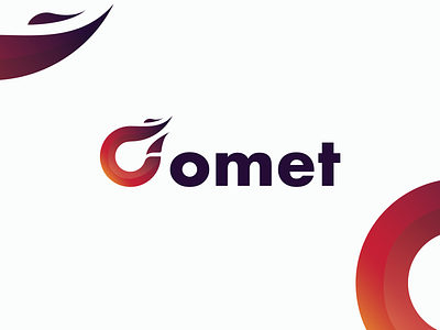 logo comet- C logo brand brand identity branding design flat logo logo design logodesign typography visual design