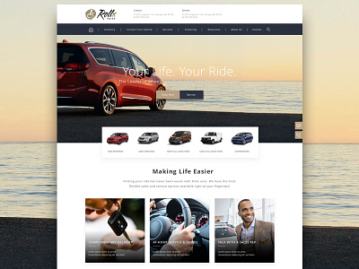 Rollx Vans Homepage landing page layout sketch ui ux web web design