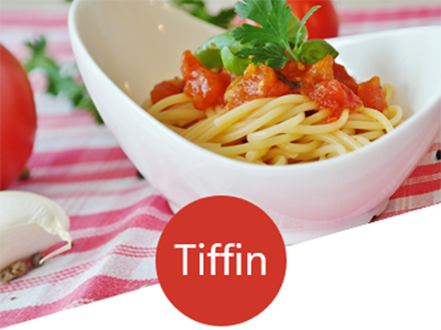 Tiffin Services adobe xd mobile app design
