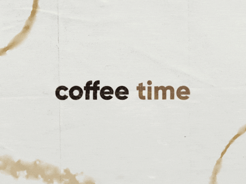 coffee time adobe adobeaftereffects aftereffects coffee coffeetime logo logoanimation logoreveal motion motiondesign