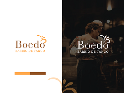 Boedo brand branding design icon logo minimal redesign tango typography vector