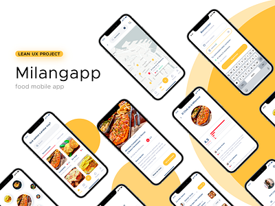 Milangapp - Food Mobile App app argentina brand buenos aires delivery design food food app ui user interface ux vector