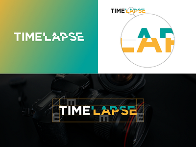 Timelapse Logo brand branding design logo photography typography vector