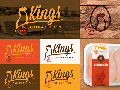 Kings Yellow Chicken Branding