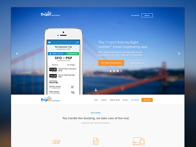 TripIt Homepage Relaunch