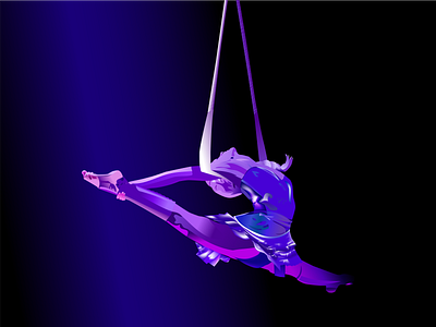 Cirque du soleil adobe illustrator animation art artwork branding cirque design graphic illustration illustrator purple