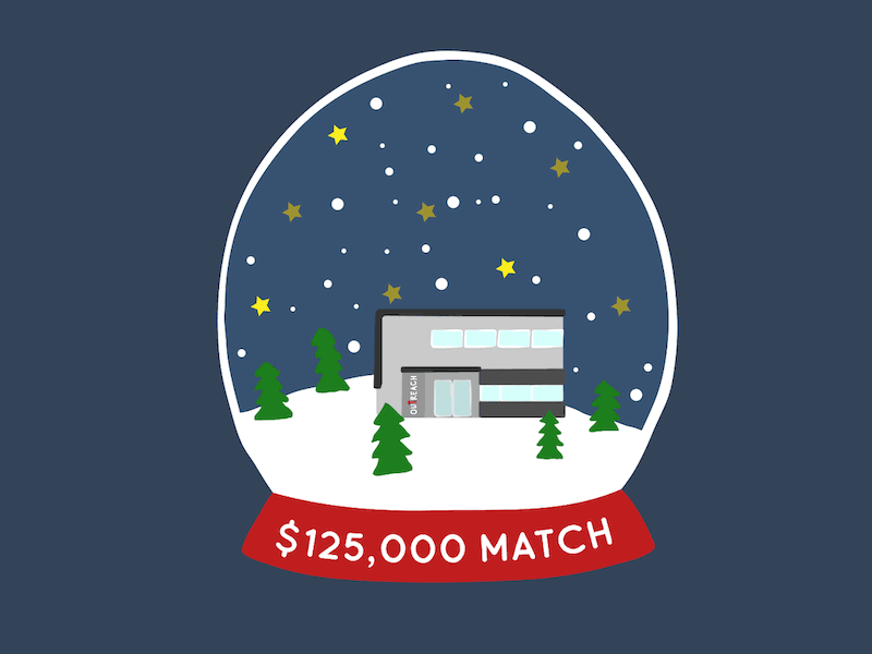 Outreach Snow Globe - Matching Gift