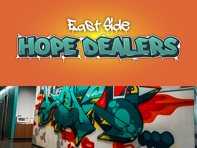 Hope Dealers graphic apparel font graffiti graphic design indianapolis non profit race